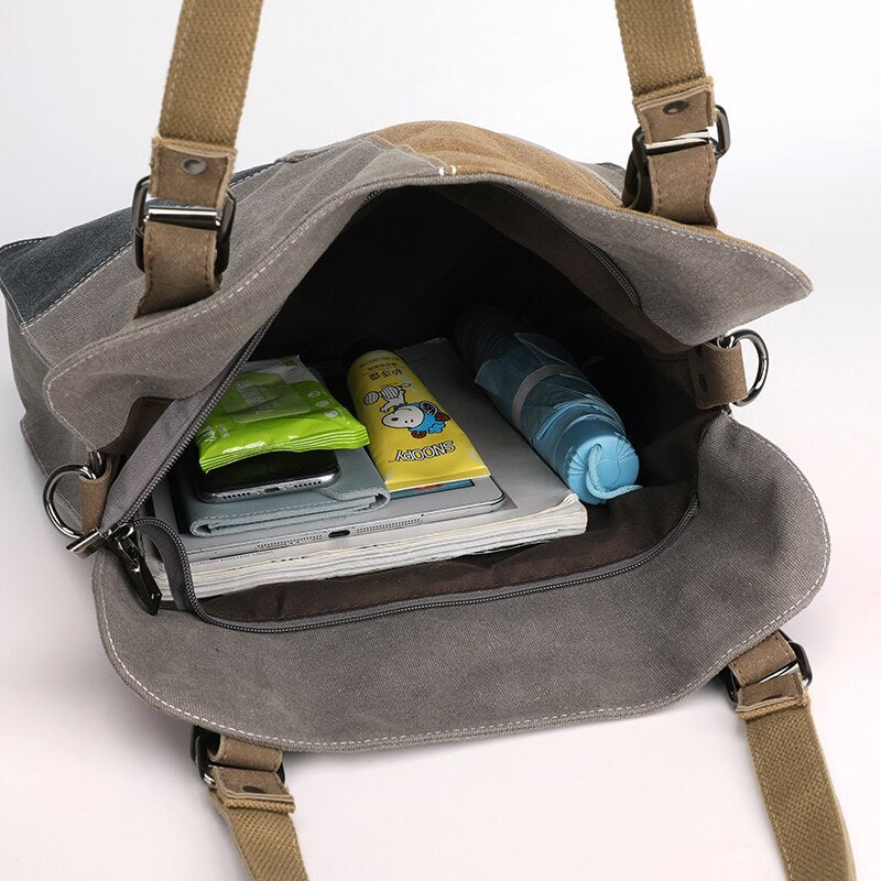 Bolsa Feminina Lunna, bolsa feminina transversal, Bolsa de lona feminina