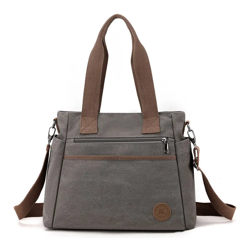 Bolsa Feminina de Lona Zoe, bolsas femininas, bolsa transversal feminina, bolsa para notebook feminina, bolsa feminina grande, bolsa academia feminina