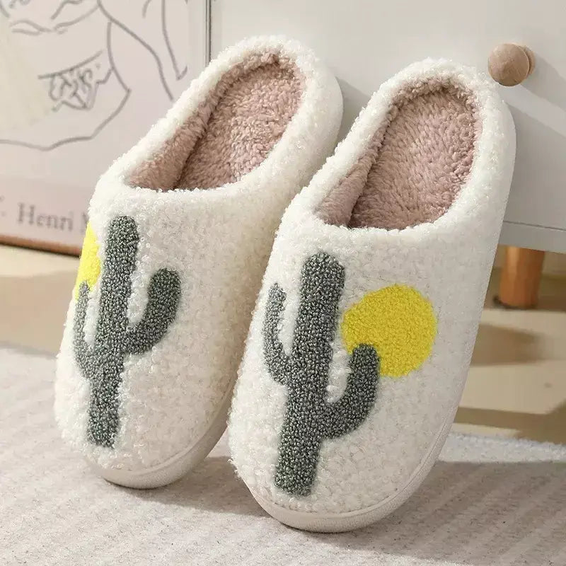 Pantufa Feminina Cacto