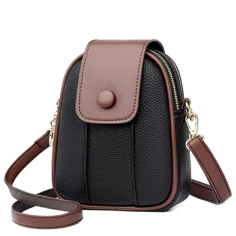 Bolsa Feminina de Couro Layla, Bolsa Feminina de Couro Lia, Bolsa Feminina de Couro Transversal, bolsa transversal feminina, Bolsa para celular, bolsa feminina transversal, Bolsa Feminina pequena, Bolsa feminina de couro Luivi, Bolsa de couro Luivi