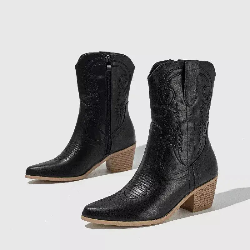 Bota Feminina Texana Leona, botas texanas femininas, botas country, botas de couro, botas estilo texano, botas confortáveis, moda country, botas de alta qualidade