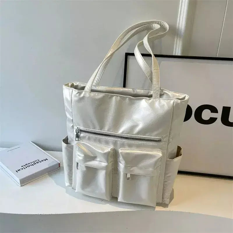 Bolsa Feminina de Luxo Martina, bolsa feminina de ombro, bolsa feminina de luxo, bolsa prateada