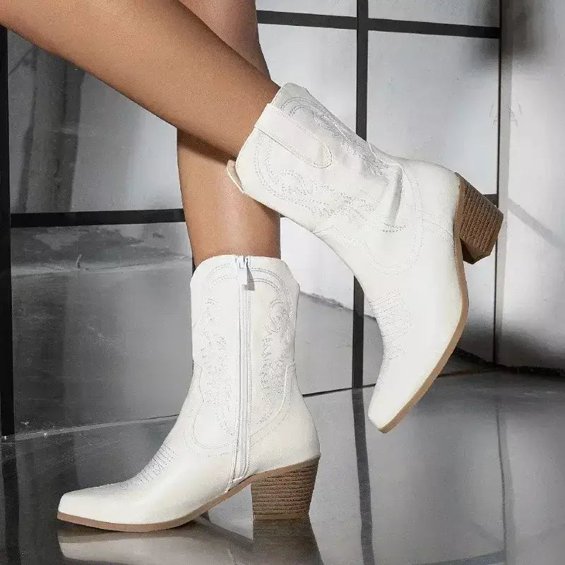 Bota Feminina Texana Leona, botas texanas femininas, botas country, botas de couro, botas estilo texano, botas confortáveis, moda country, botas de alta qualidade