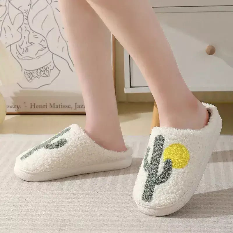 Pantufa Feminina Cacto