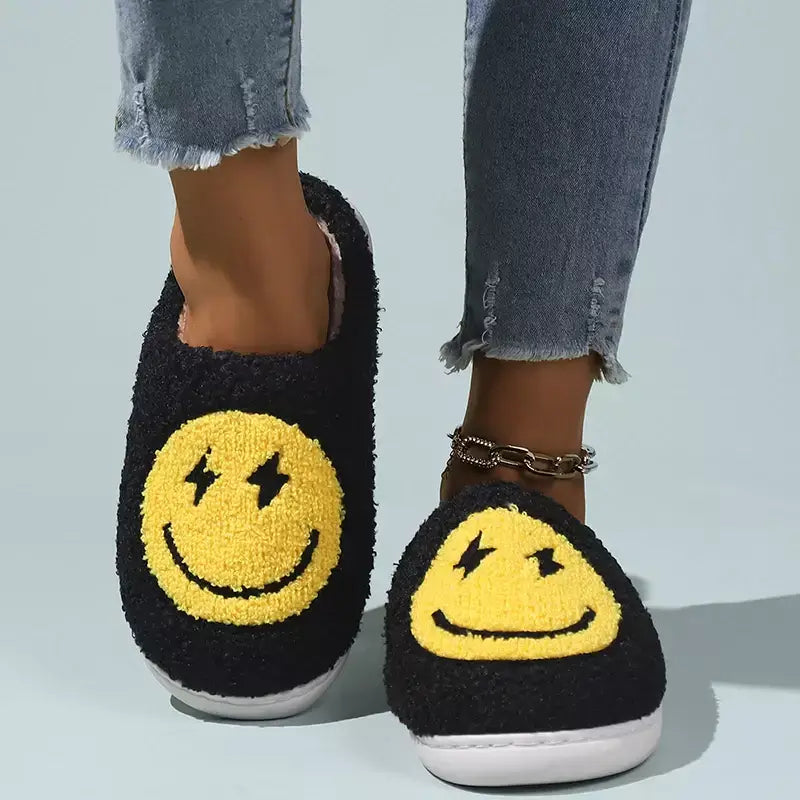Pantufa Feminina Sorriso, Pantufa feliz, pantufa emoji