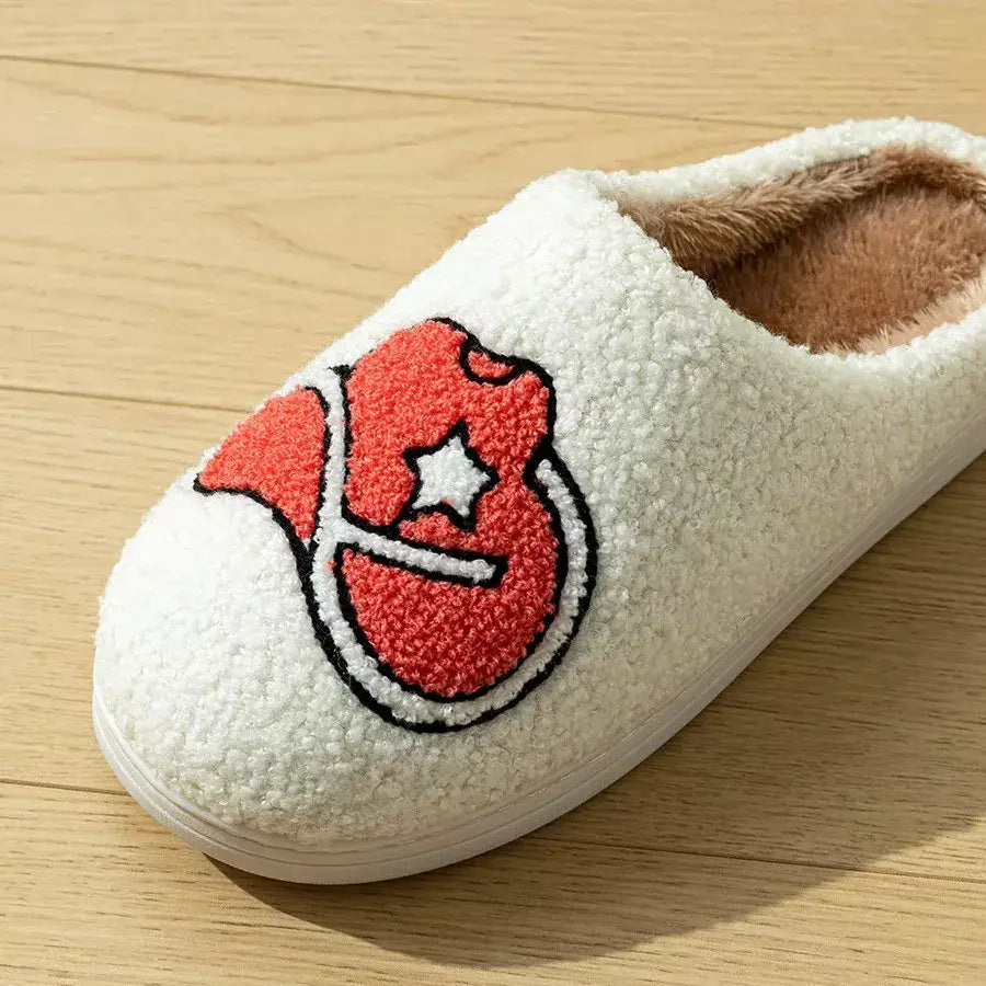 Pantufa feminina pelúcia, Pantufa Feminina Country