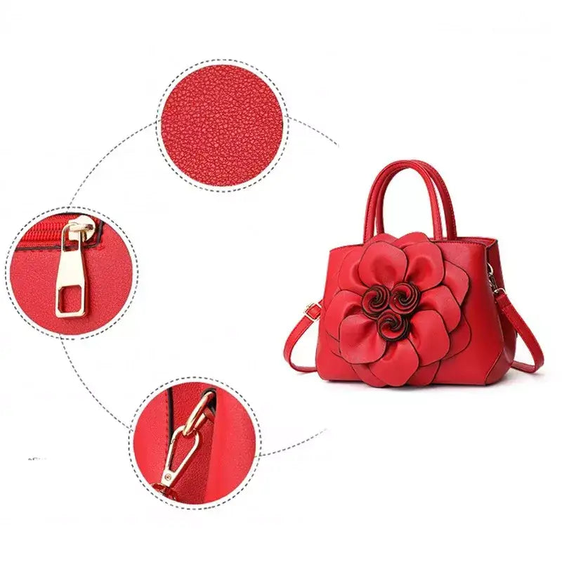 Bolsa Feminina Flora, bolsa feminina de couro florata, bolsa cara, bolsa elegante
