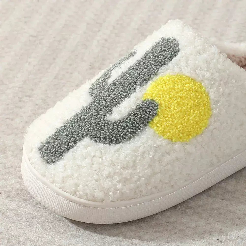 Pantufa Feminina Cacto