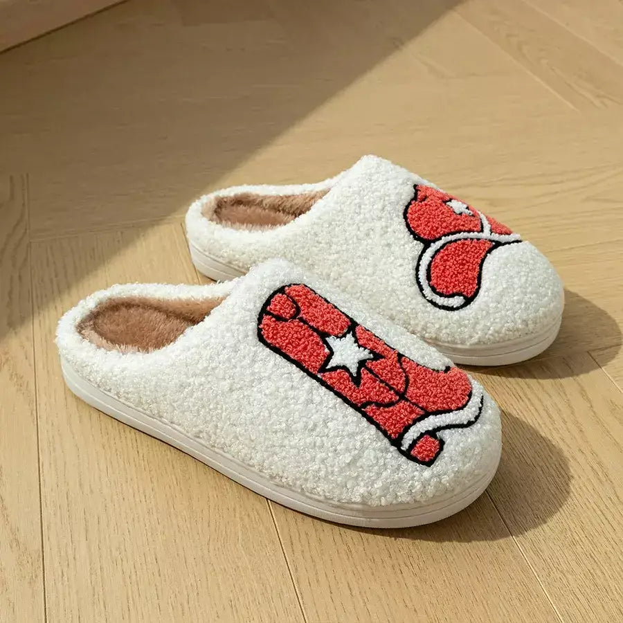Pantufa feminina pelúcia, Pantufa Feminina Country