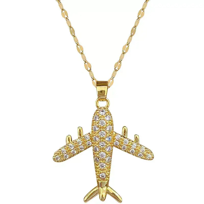 Colar Feminino Avião,
colar aeromoça,
colar viagem
Pingente avião