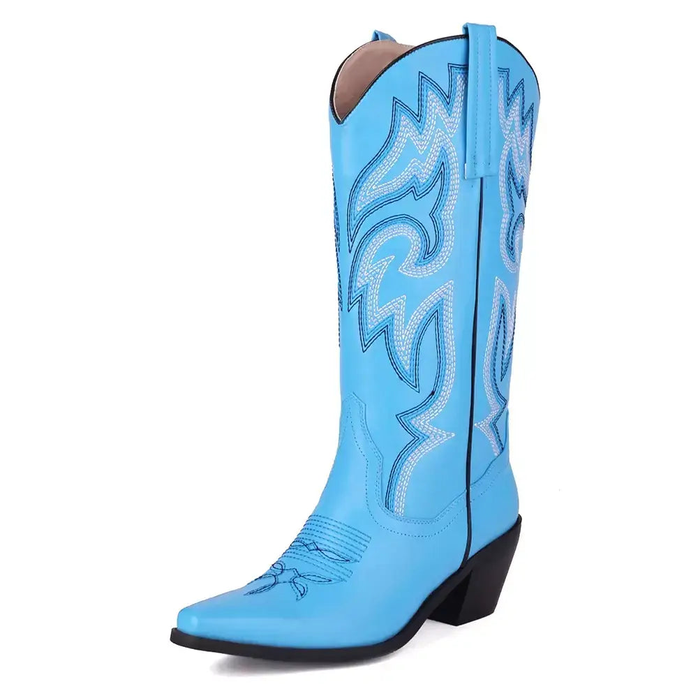 Bota Feminina Texana Boiadeira, bota feminina de couro texana, bota Ana castela, bota de couro boiadeira