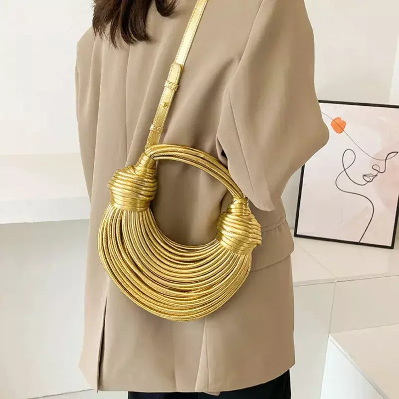 Bolsa Feminina de Mão Itália, bolsa feminina fios, bolsa feminina de festa, bolsa pequena