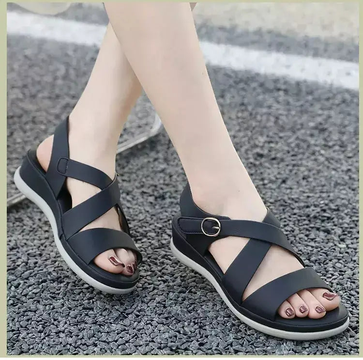 Sandália Feminina Anatômica Lia,
sandália feminina ortopédica,
sandália confortável