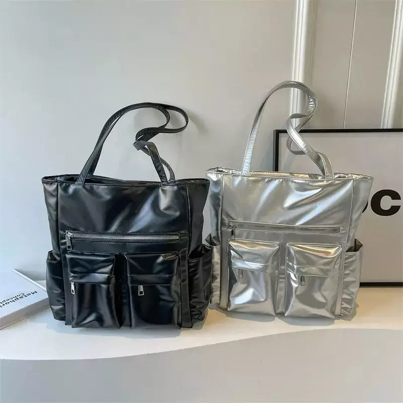 Bolsa Feminina de Luxo Martina, bolsa feminina de ombro, bolsa feminina de luxo, bolsa prateada