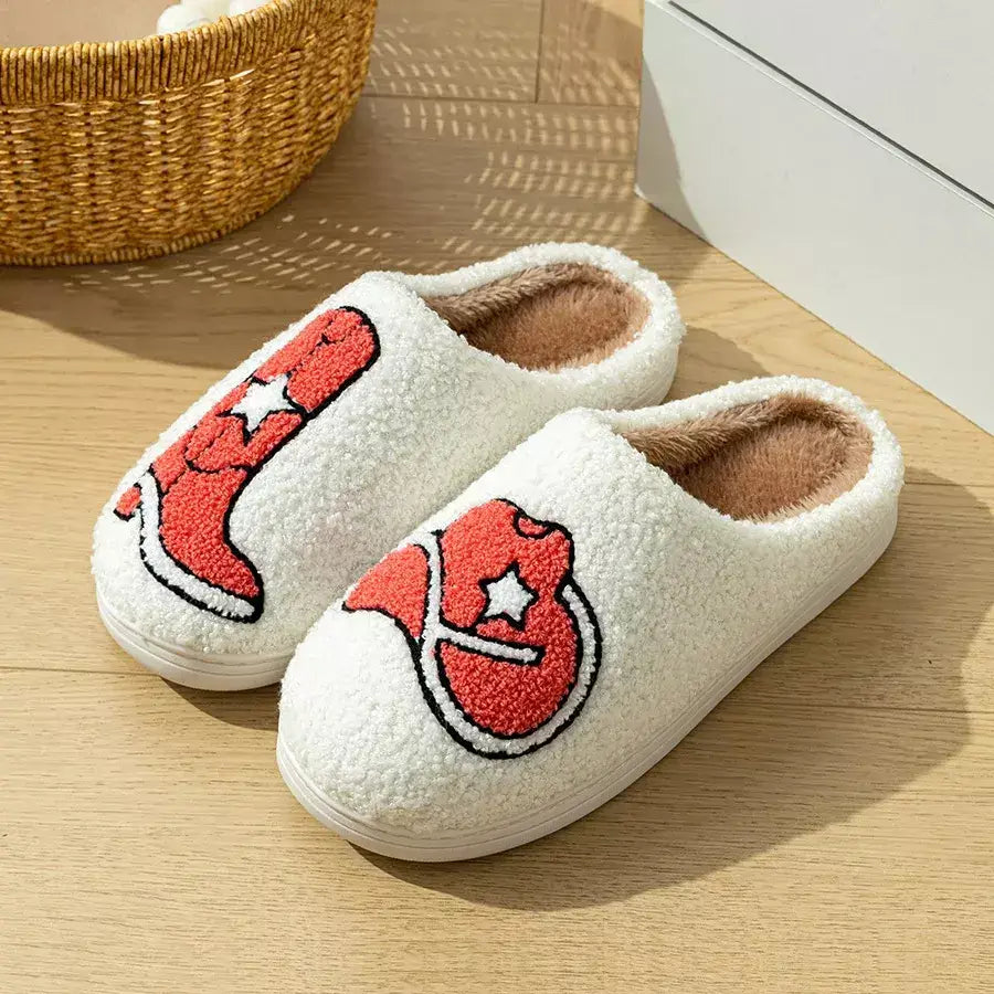 Pantufa feminina pelúcia, Pantufa Feminina Country