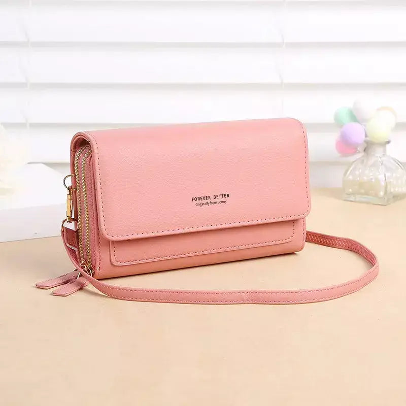 Bolsa Carteira Touch Alana, Bolsa carteira para celular, bolsa feminina transversal, bolsa prática, Bolsa feminina pequena, bolsa feminina crossbody