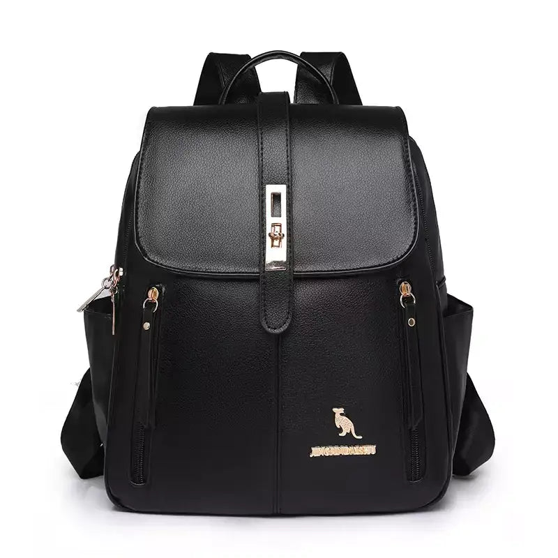 Mochila Feminina Luíze, Mochila feminina de couro