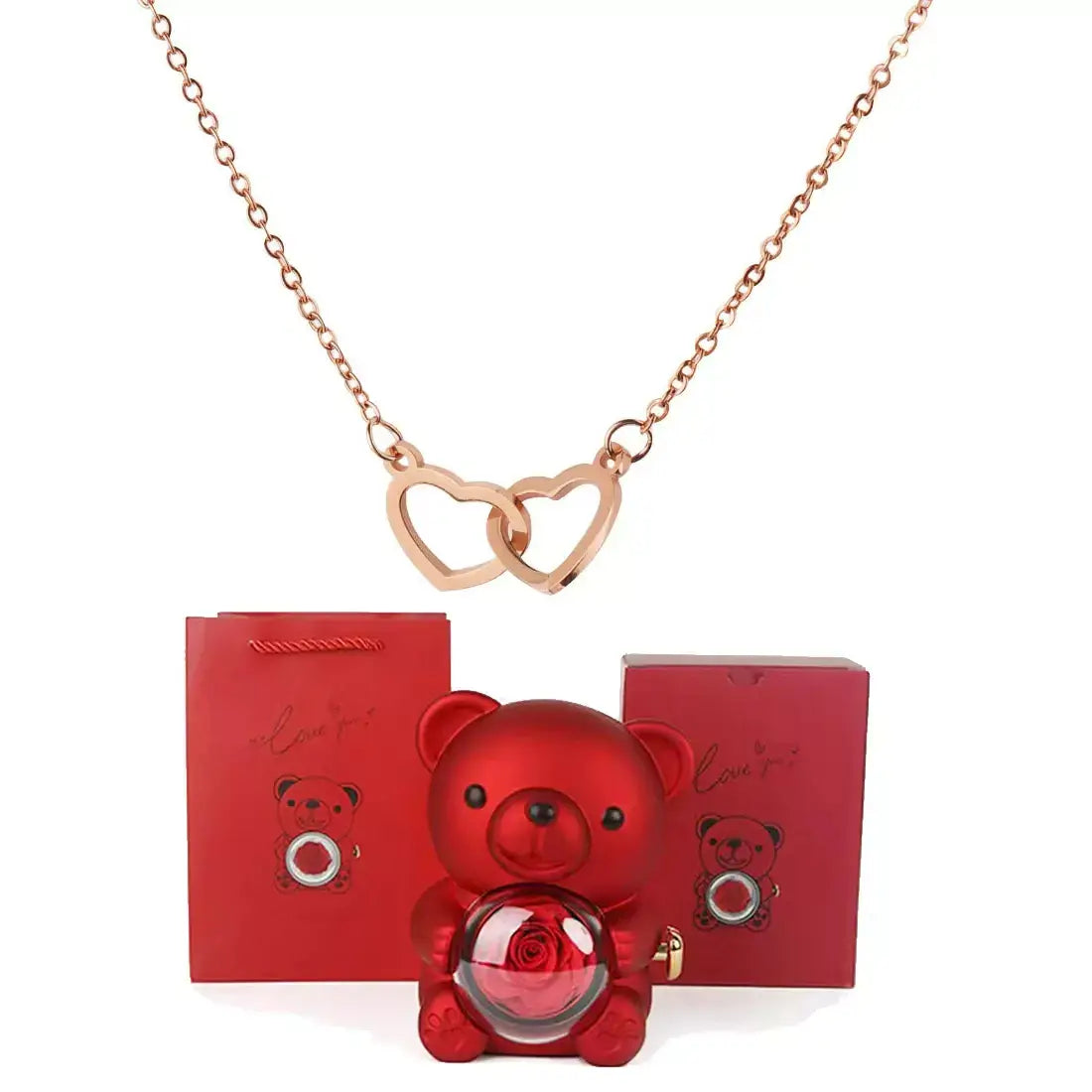 Colar Coração Duplo,
colar do amor,
colar feminino,
colar romântico,
presente romântico,
presente especial,
colar corações duplos