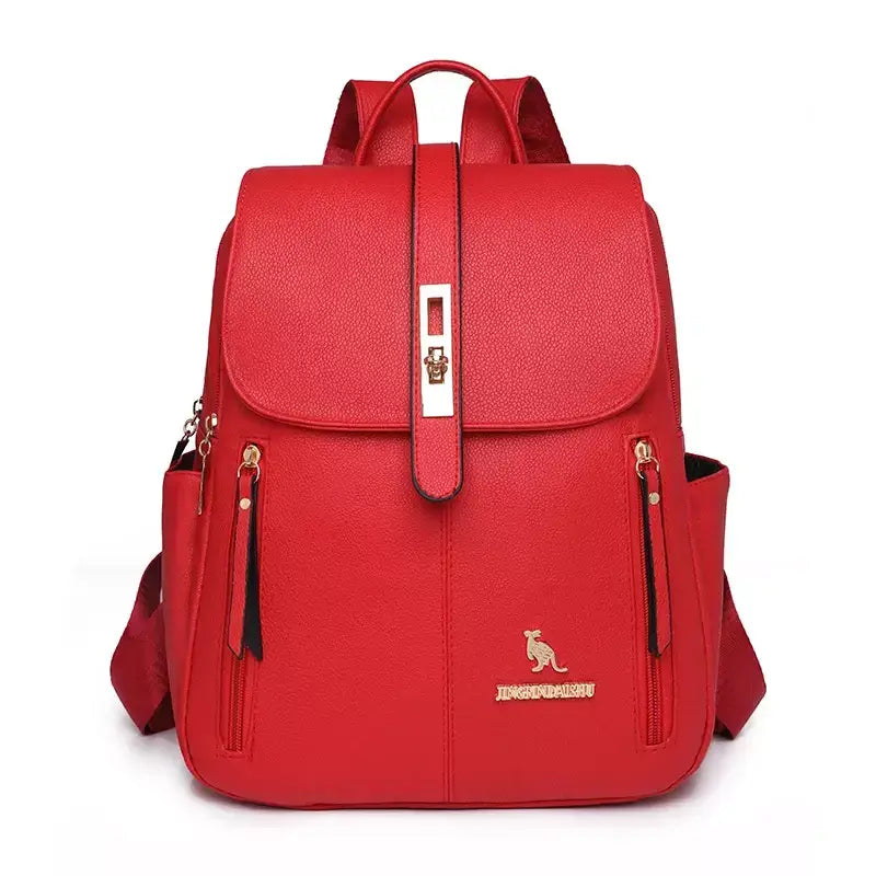 Mochila Feminina Luíze, Mochila feminina de couro