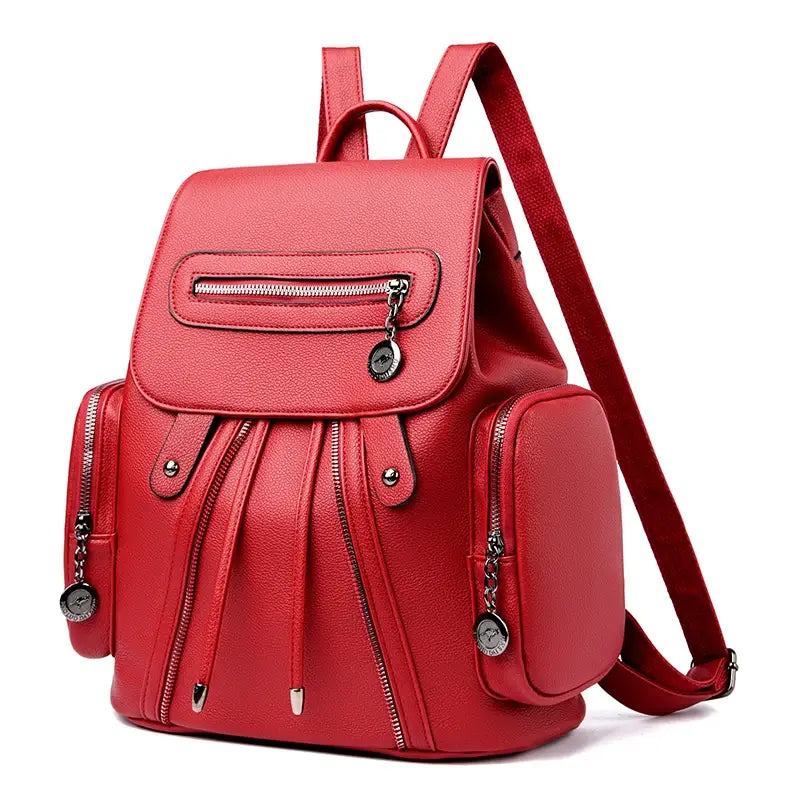 Mochila Feminina de Couro Agatha , mochila de couro feminina, bolsas femininas, bolsa mochila feminina