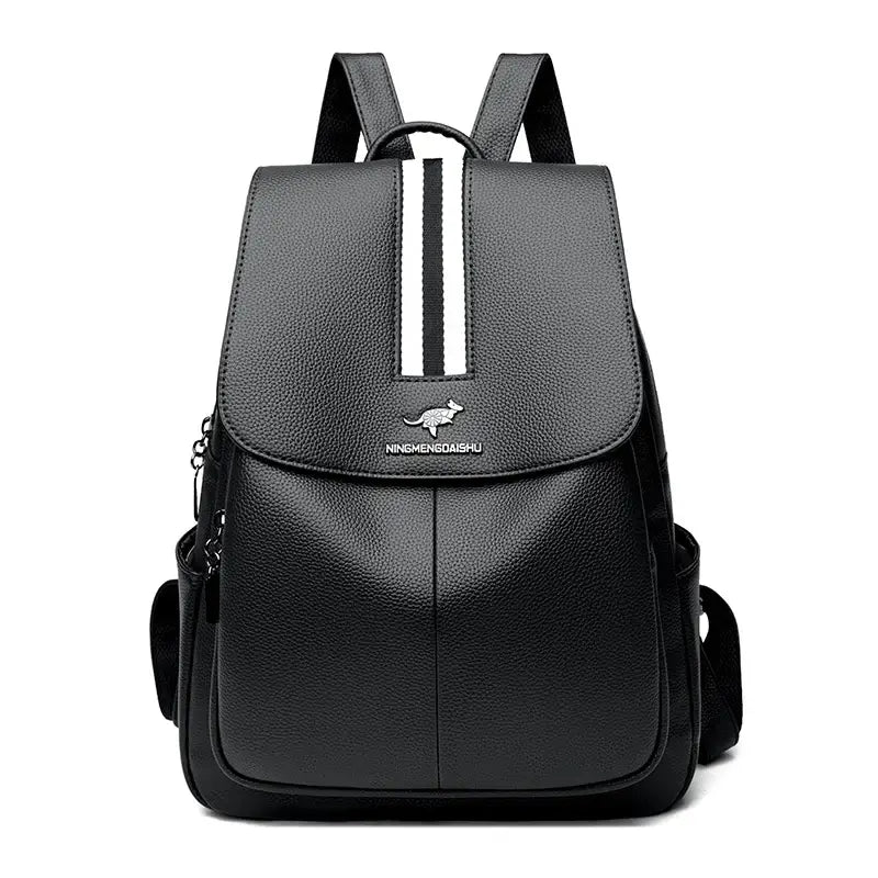 Mochila Feminina de Couro Alana, Mochila Feminina de couro ,Mochila feminina Antifurto