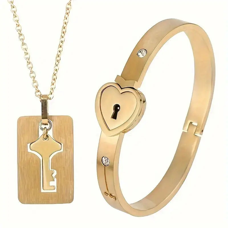 Pulseira e Colar Union - Compre 1 Leve 2
Pulseira e Colar Union,
pulseira e colar casal,
pulseiras para casais,
pulseiras de aço inoxidável,
presente para casais,
acessórios românticos,
joias significativas