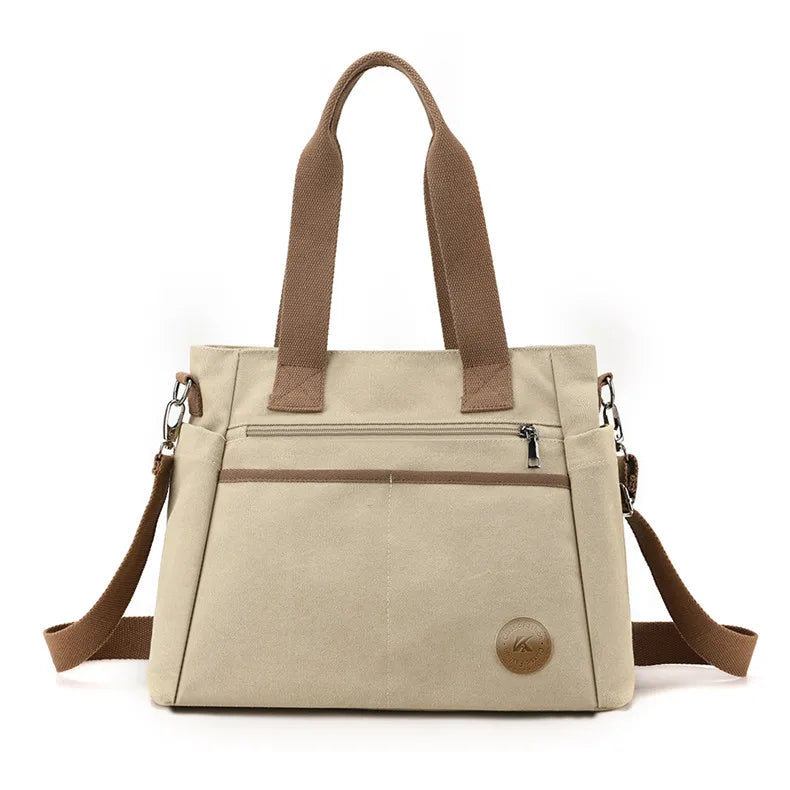 Bolsa Feminina de Lona Zoe, bolsas femininas, bolsa transversal feminina, bolsa para notebook feminina, bolsa feminina grande, bolsa academia feminina