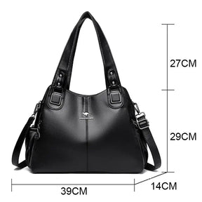 Bolsa Feminina de Couro Glamour