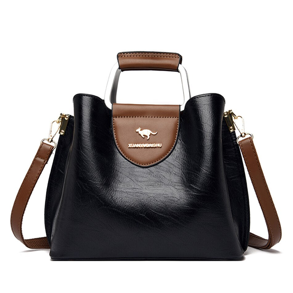 Bolsa Feminina de Couro Luxo