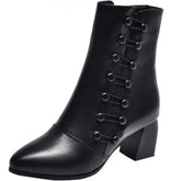 Bota Feminina De Couro Gaya