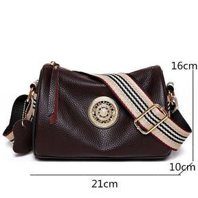 Bolsa Feminina de Couro Bella Fashion, Bolsa Feminina de couro
