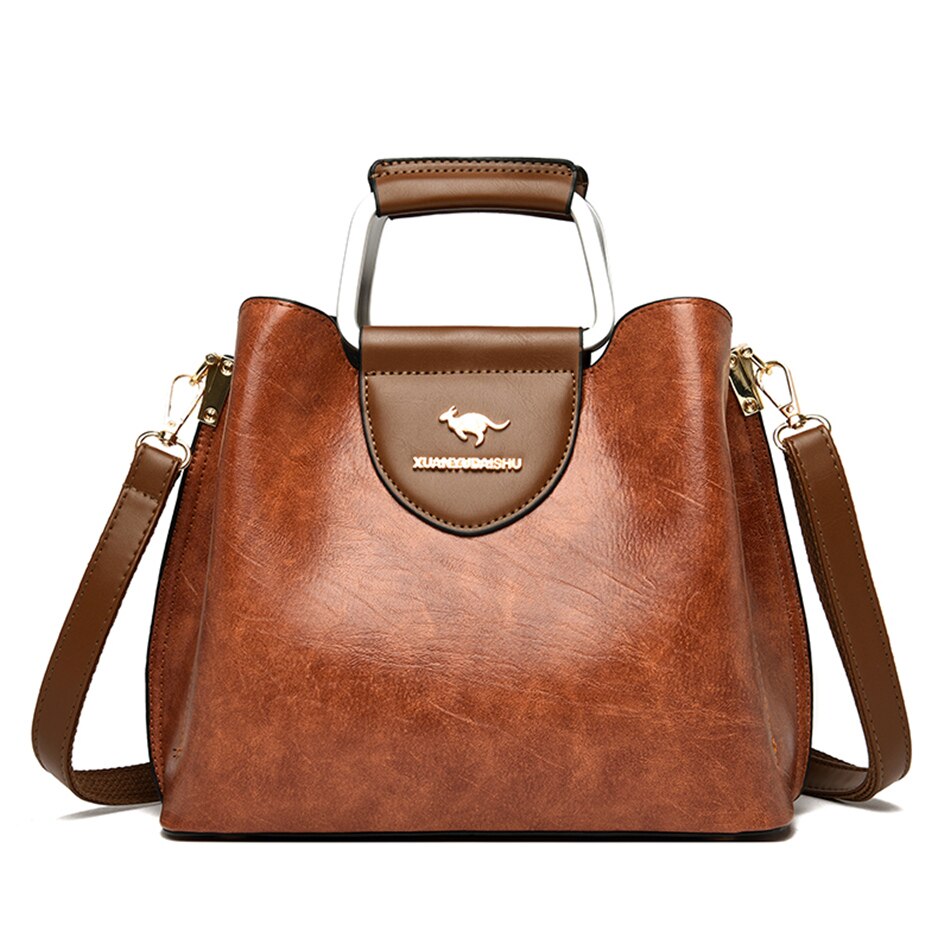 Bolsa Feminina de Couro Luxo