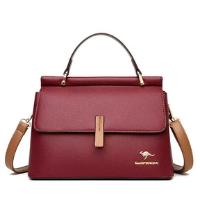 bolsa feminina transversal  bolsa feminina onlivix  bolsa feminina média  bolsa feminina grande  Bolsa Feminina de Couro Pilar