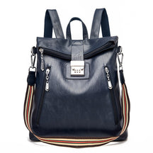 Mochila feminina Antifurto  mochila feminina  Mochila de couro Bianca  mochila de couro Amora fashion  Mochila de couro Amora  bolsa feminina transversal