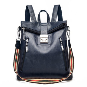 Mochila feminina Antifurto  mochila feminina  Mochila de couro Bianca  mochila de couro Amora fashion  Mochila de couro Amora  bolsa feminina transversal