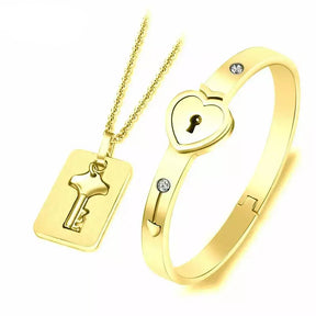 Pulseira e Colar Union - Compre 1 Leve 2
Pulseira e Colar Union,
pulseira e colar casal,
pulseiras para casais,
pulseiras de aço inoxidável,
presente para casais,
acessórios românticos,
joias significativas