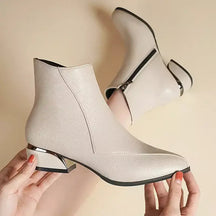 Bota Feminina de Luxo Sublime , Bota Feminina de couro , Bota Feminina cano baixo