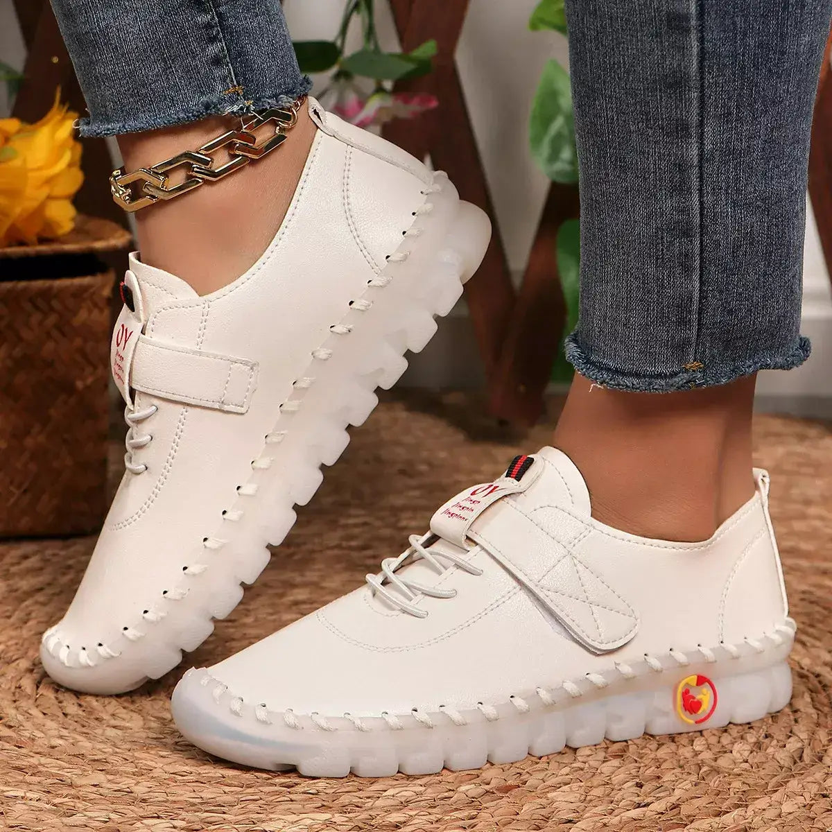 Tênis Feminino Anatômico de Couro Verona, tênis feminino confortável, tênis feminino ortopédico, tênis feminino casual, tênis feminino respirável, Tênis feminino para academia