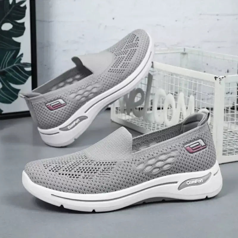 Tênis Feminino Anatômico Gaby, tênis feminino confortável, tênis feminino ortopédico, tênis feminino casual, tênis feminino respirável, Tênis feminino para academia
