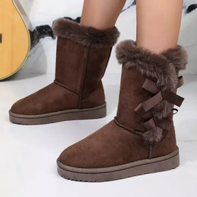 Bota Feminina Raquele, botas de neve feminina, bota de camurça feminina, bota feminina de pelucia