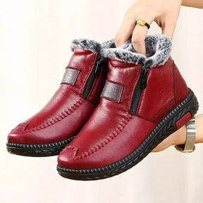 Bota Feminina Peluciada Mirela, bota feminina de neve, bota feminina confortável, bota feminina impermeável