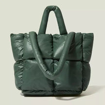 Bolsa Feminina Puffer de Luxo, Bolsa puff, bolsa acolchoada, bolsa feminina de ombro, bolsa cara