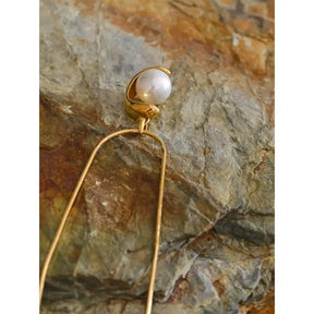 Colar Feminino Luxo Geométrico,
Colar com pérolas,
Colar geométrico,
Colar tendência,
Colar aço inoxidável