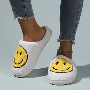 Pantufa Feminina Sorriso, Pantufa feliz, pantufa emoji