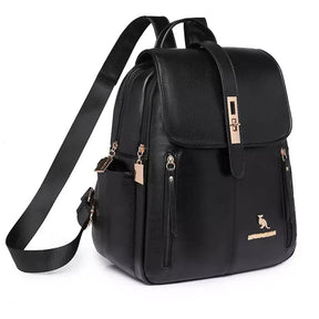 Mochila Feminina Luíze, Mochila feminina de couro
