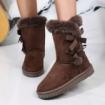 Bota Feminina Raquele, botas de neve feminina, bota de camurça feminina, bota feminina de pelucia