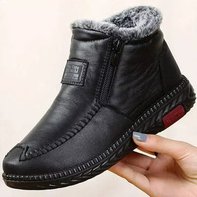 Bota Feminina Peluciada Mirela, bota feminina de neve, bota feminina confortável, bota feminina impermeável