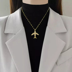 Colar Feminino Avião,
colar aeromoça,
colar viagem
Pingente avião