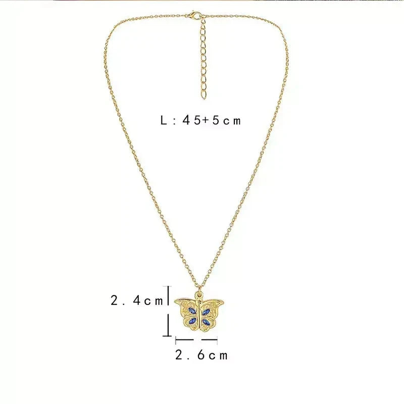Colar Feminino Borboleta,
colar borboleta, 
colar borboleta eu te amo, 
pingente borboleta, 
colares para presente,
 presente romântico, 
joia para mulheres