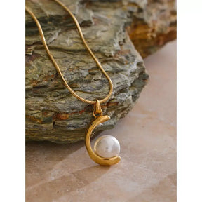 Colar Feminino Luxo Geométrico,
Colar com pérolas,
Colar geométrico,
Colar tendência,
Colar aço inoxidável